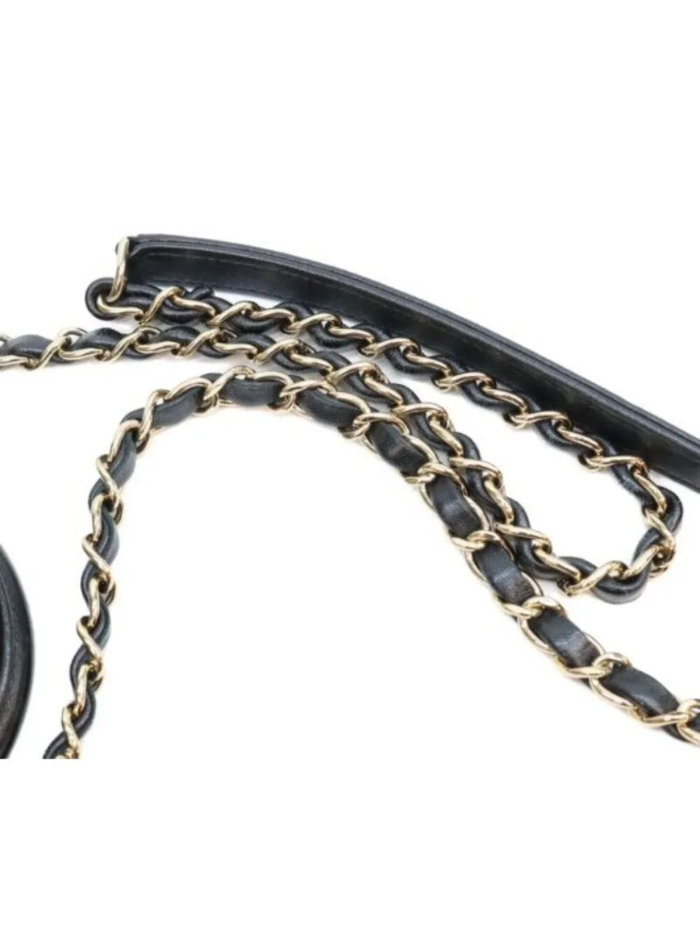 Chanel Black Lamb Gold Trendy CC Mini Top Handle Flap